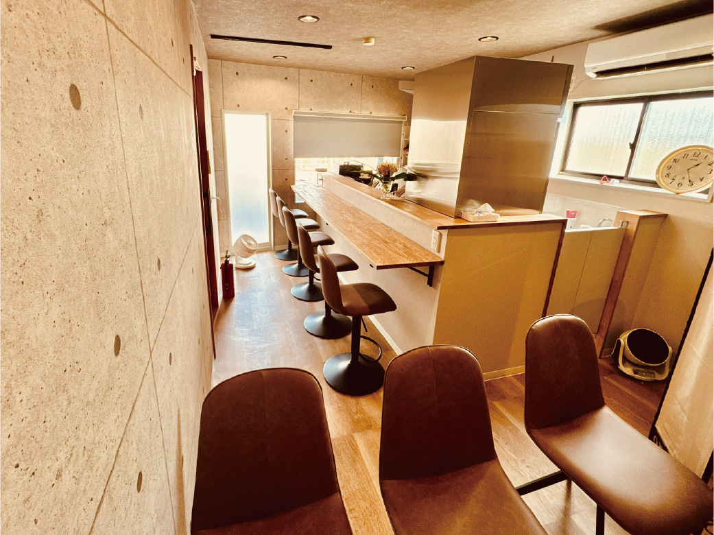 店内のイメージ｜落ち着ける空間